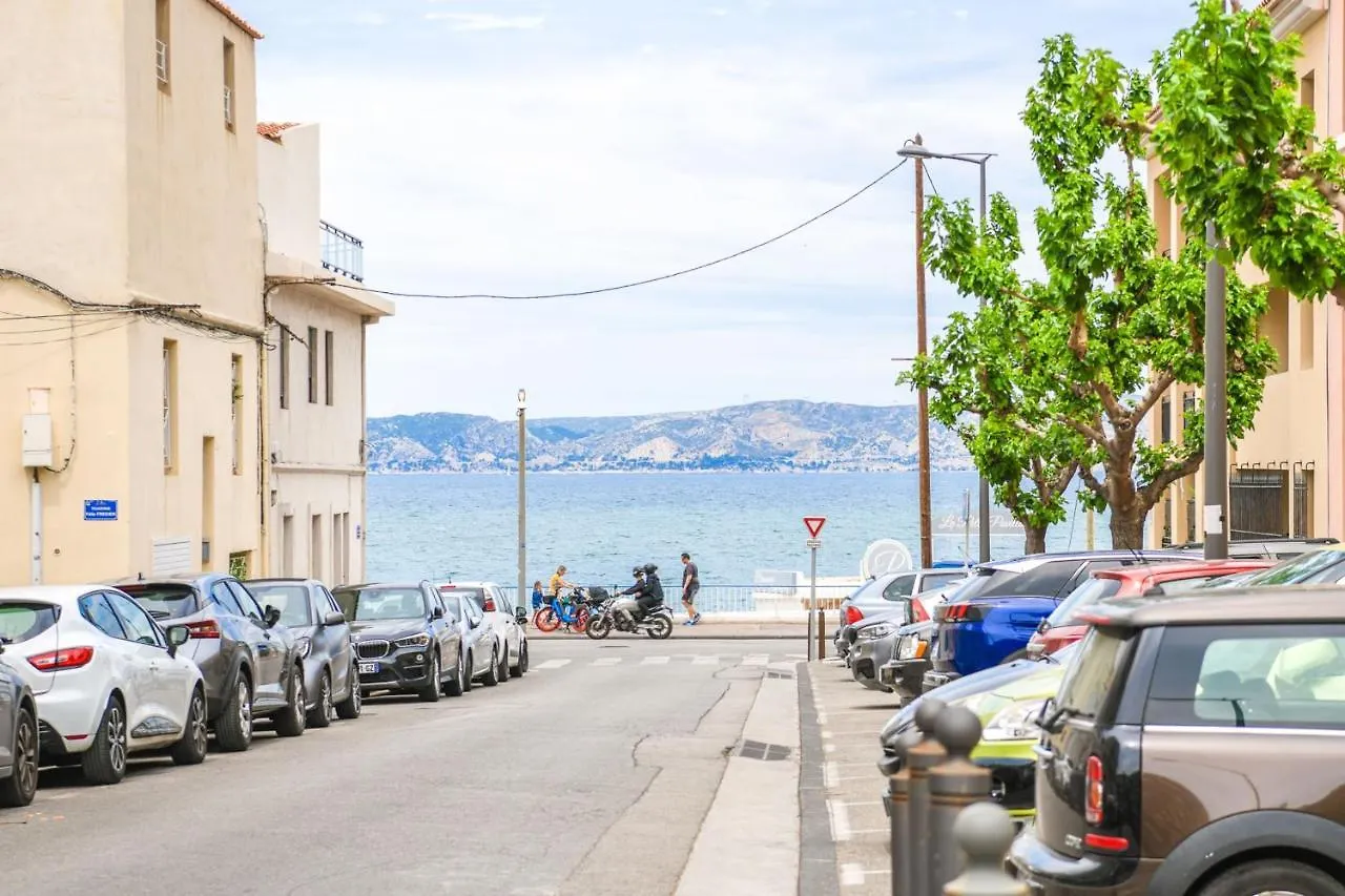 Апартаменты Vallon Des Auffes II - Balcon Vue Mer Et Parking Марсель